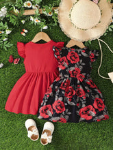 Summer Bow Positioning Dress Two-Piece Set